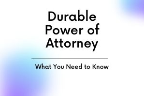 Durable Power Of Attorney