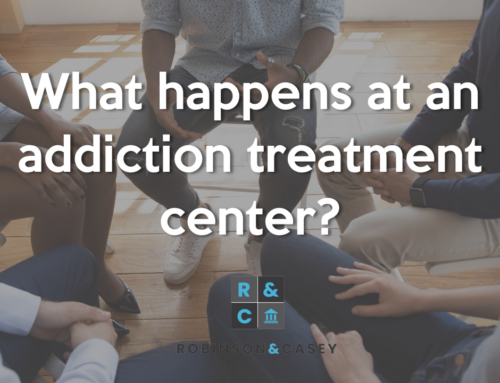 What happens at an addiction treatment center?